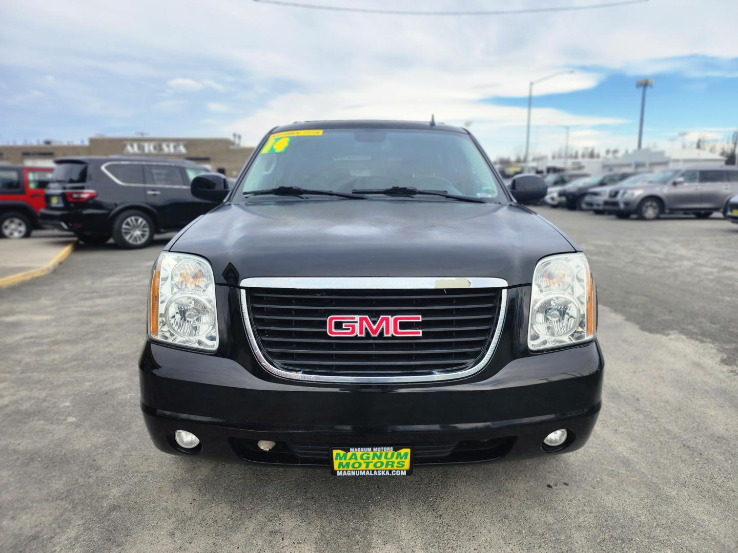 2014 BLACK /BLACK GMC YUKON XL SLT (1GKS2KE72ER) with an 5.3L engine, Automatic transmission, located at 1960 Industrial Drive, Wasilla, 99654, (907) 274-2277, 61.573475, -149.400146 - Photo#1